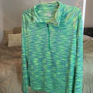 quarter zip up long sleeve shirt